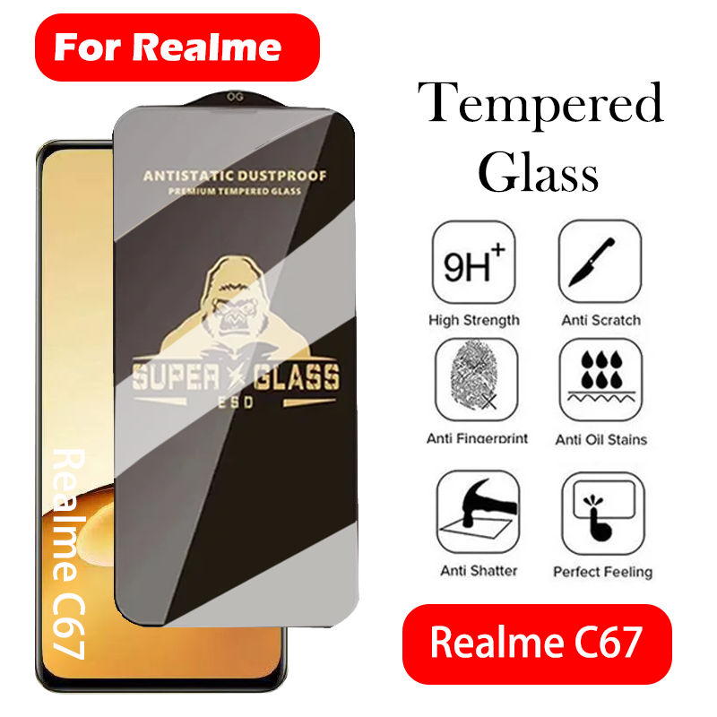 KingKong Gorilla Tempered Glas - Realme C67 ulasan dan harga