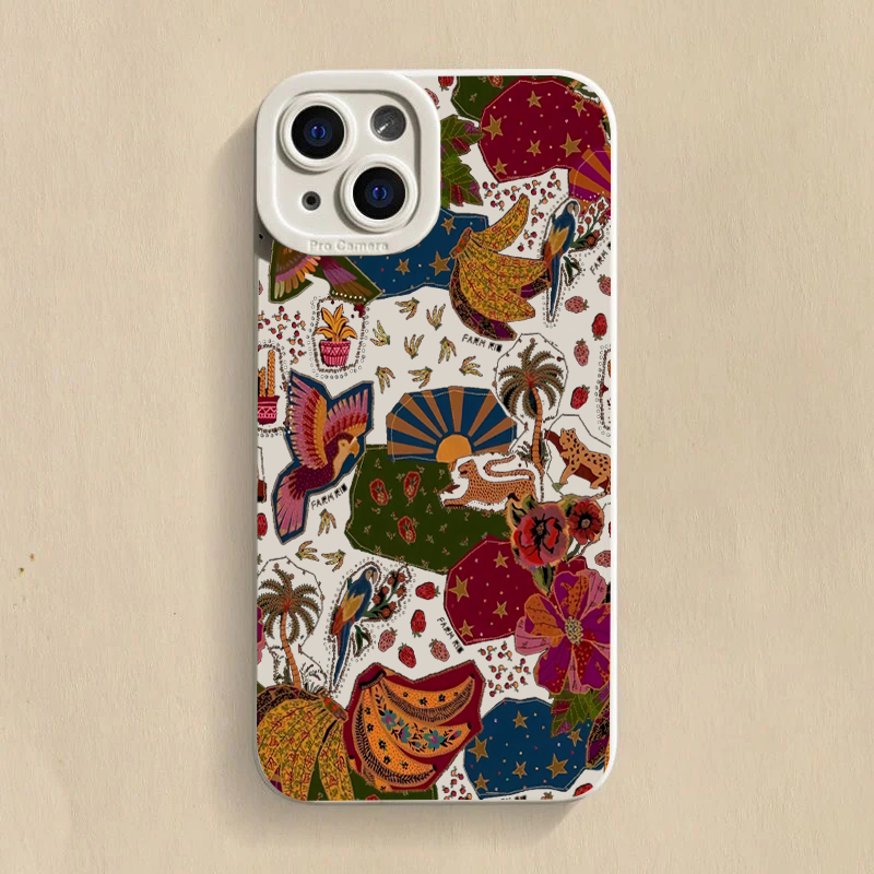 Floral Leopard Eyes Phone Case - Samsung Galaxy A55 ulasan dan harga