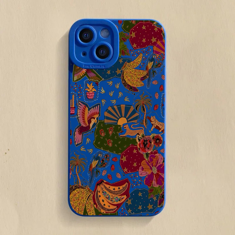 Floral Leopard Eyes Phone Case - Samsung Galaxy A55 ulasan dan harga