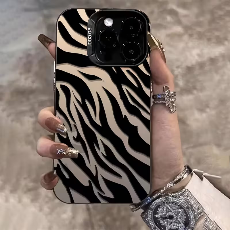 Zebra Pattern Black Advanced I - Apple Iphone 15 Pro Max ulasan dan harga