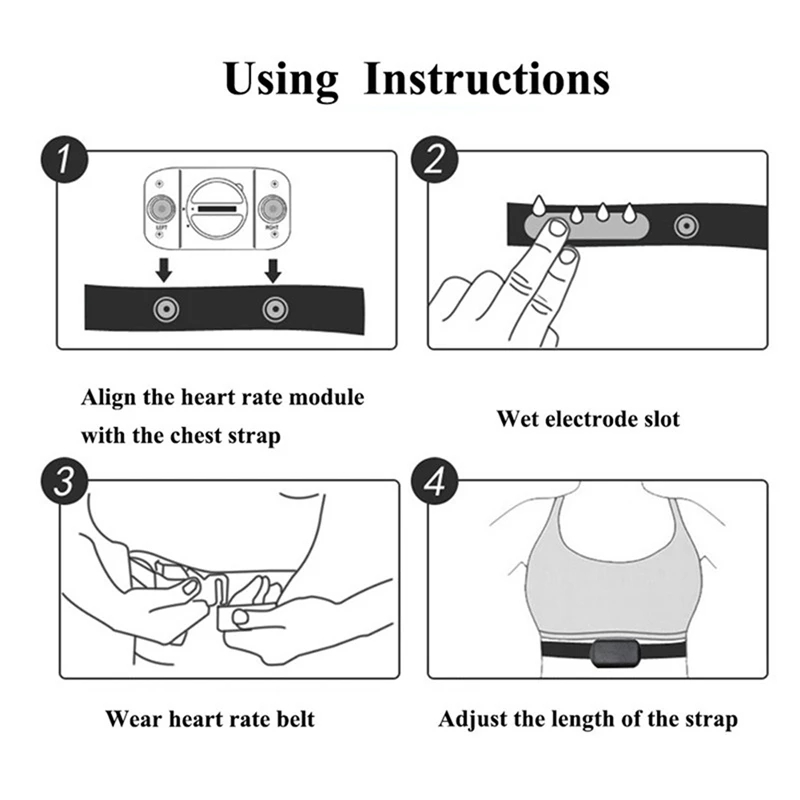 Heart Rate Monitor Chest Belt  - Breath Rate Monitor ulasan dan harga