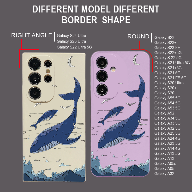 Whales Phone Case For Samsung  - Samsung Galaxy A55 ulasan dan harga