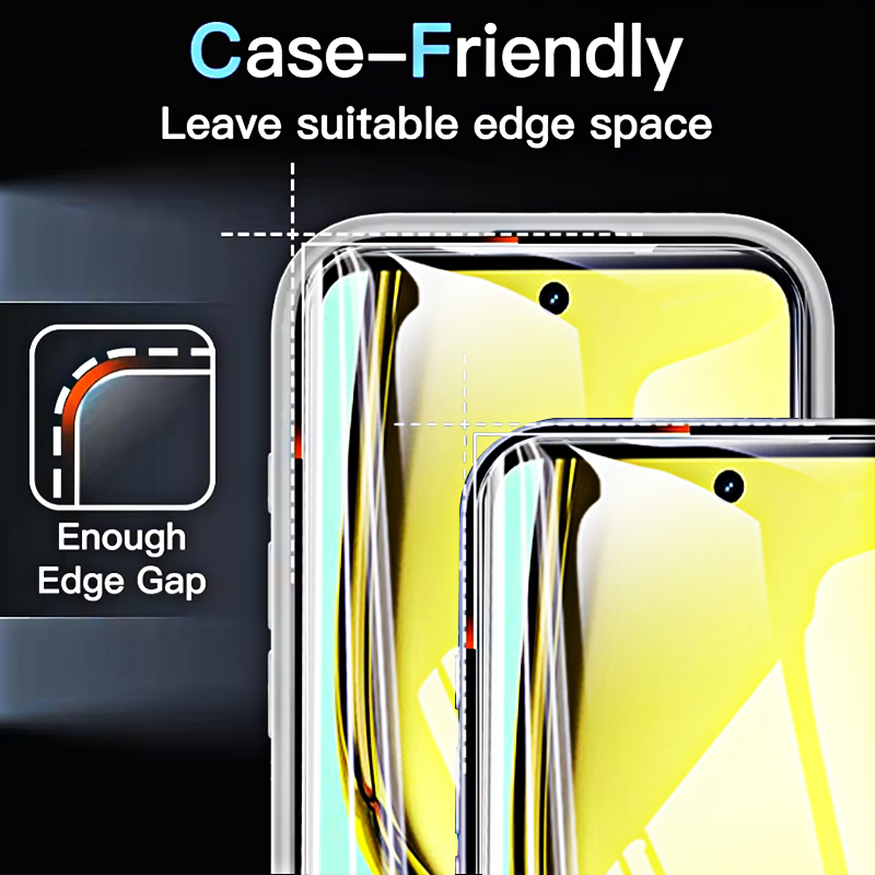 2/4PCS Front Tempered Glass fo - Realme C67 ulasan dan harga